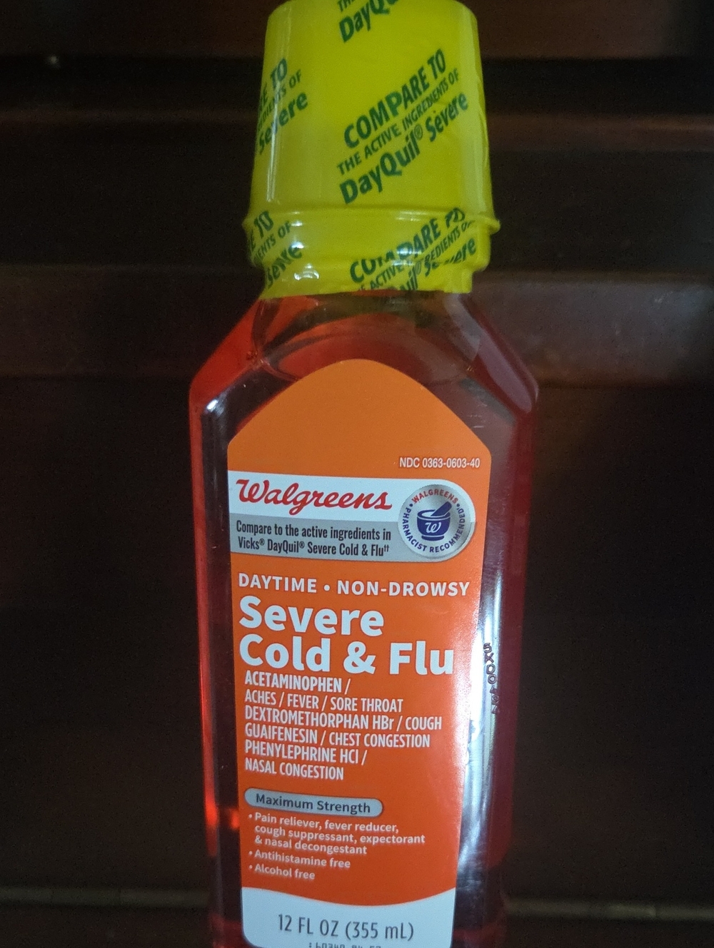 Daytime Severe Cold & Flu - Orange
